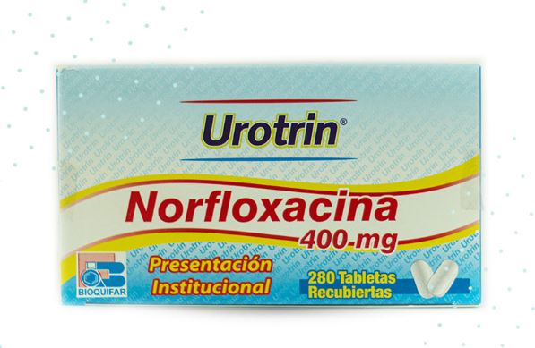 NORFLOXACINA 400 MG CAPSULA | BIOQUIFAR